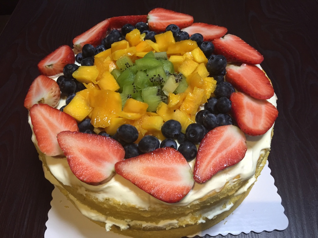 水果裸蛋糕（10寸）