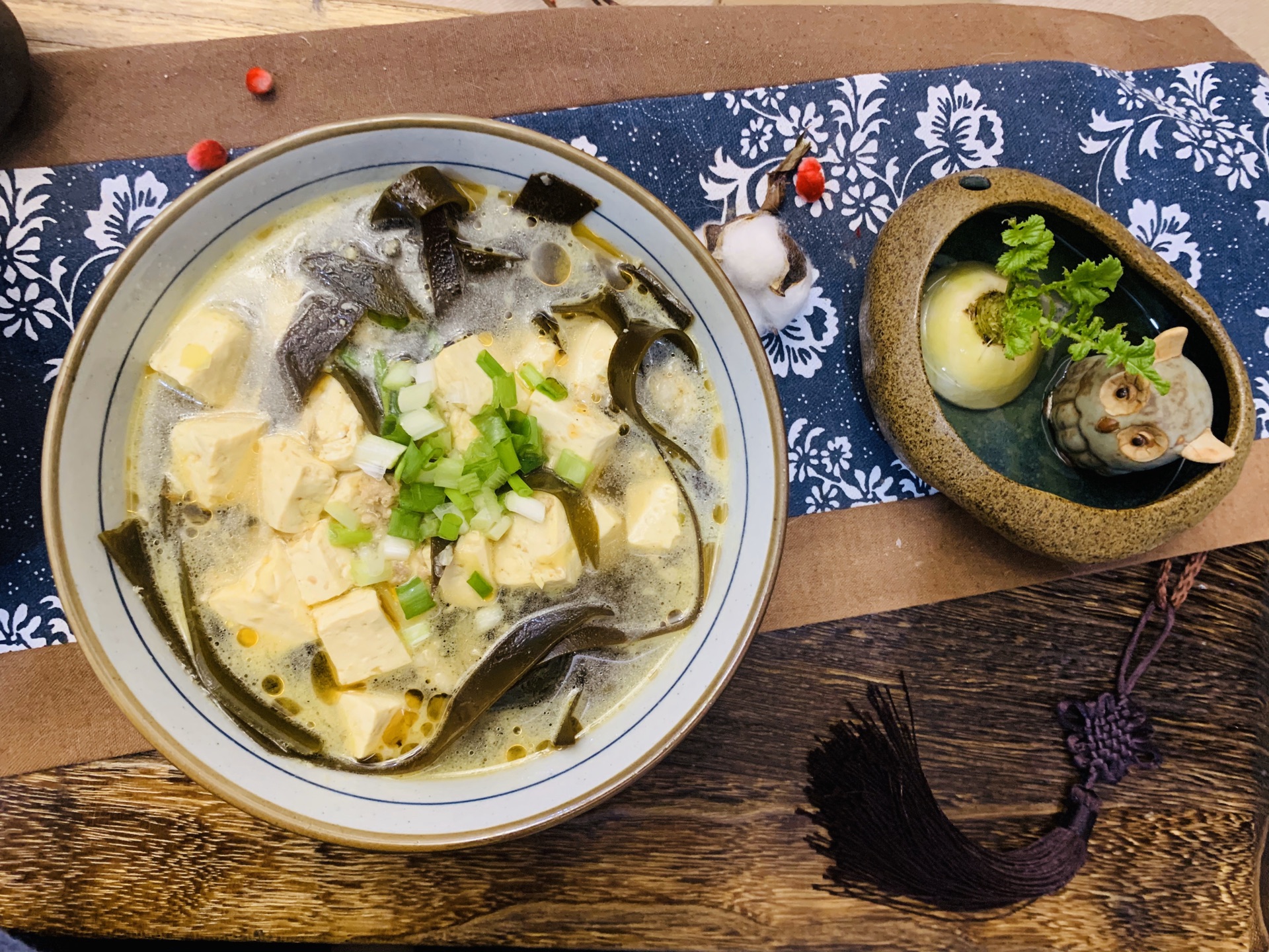排毒减肥去脂：海带豆腐汤