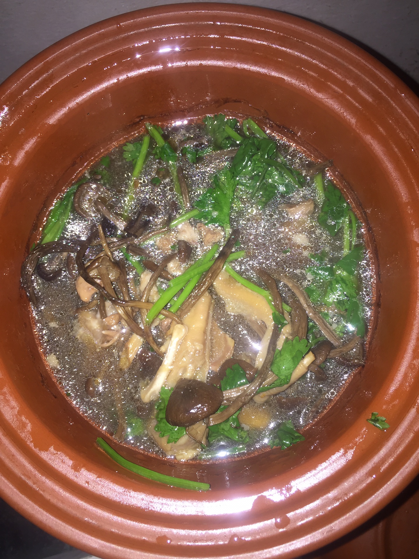 茶树菇炖鸭肉