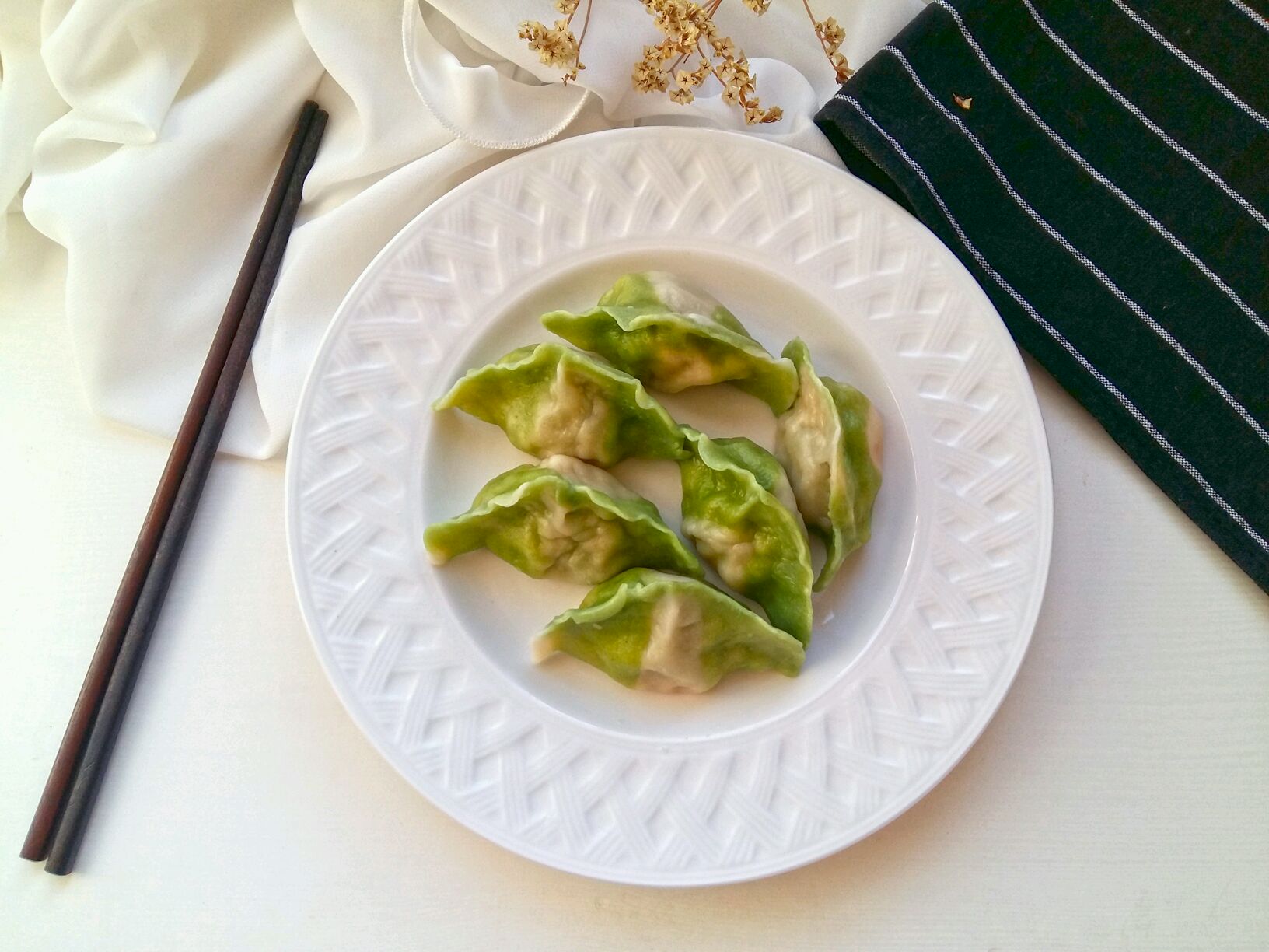 喜欢那春一般的绿——翡翠饺子