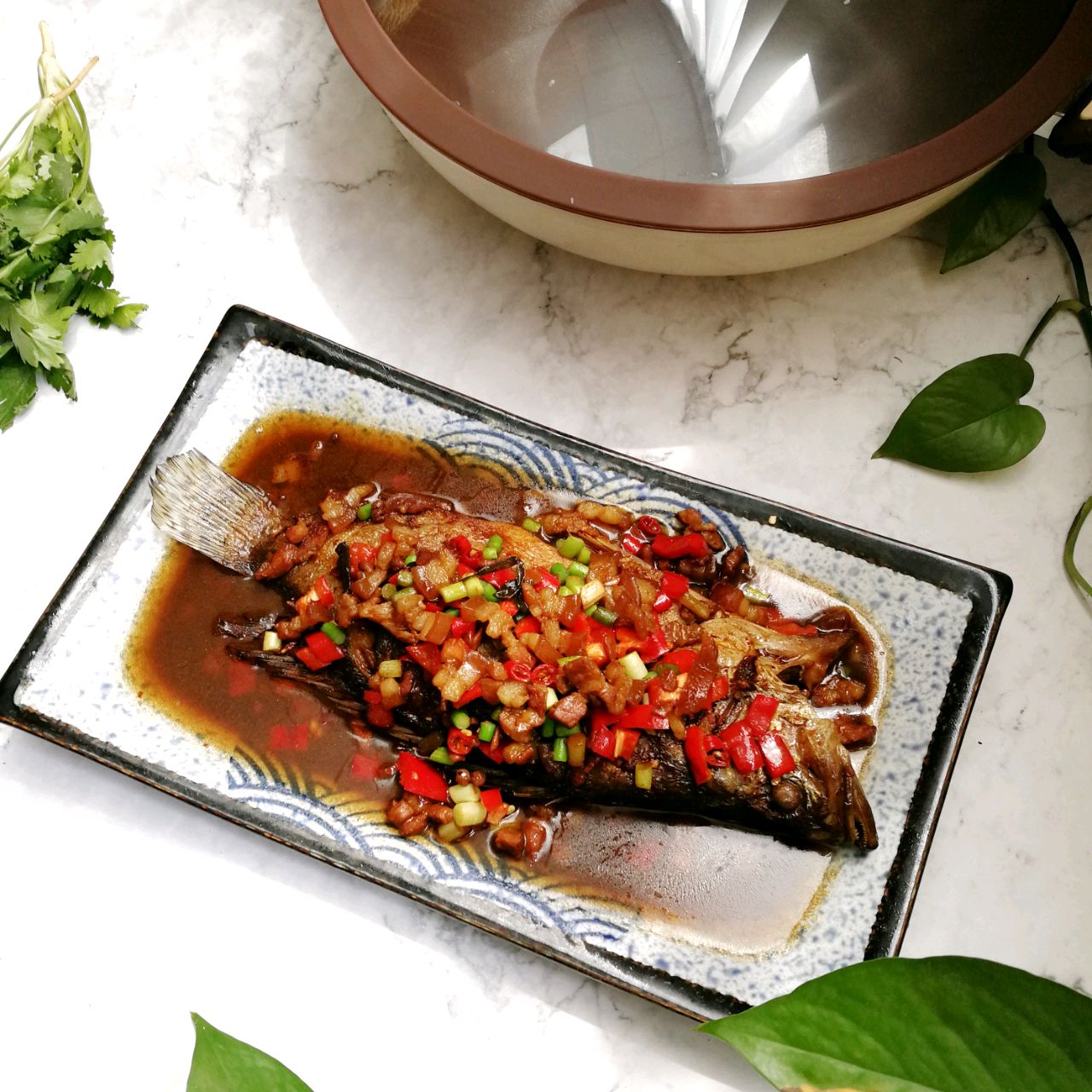 红烧臭鳜鱼～徽菜