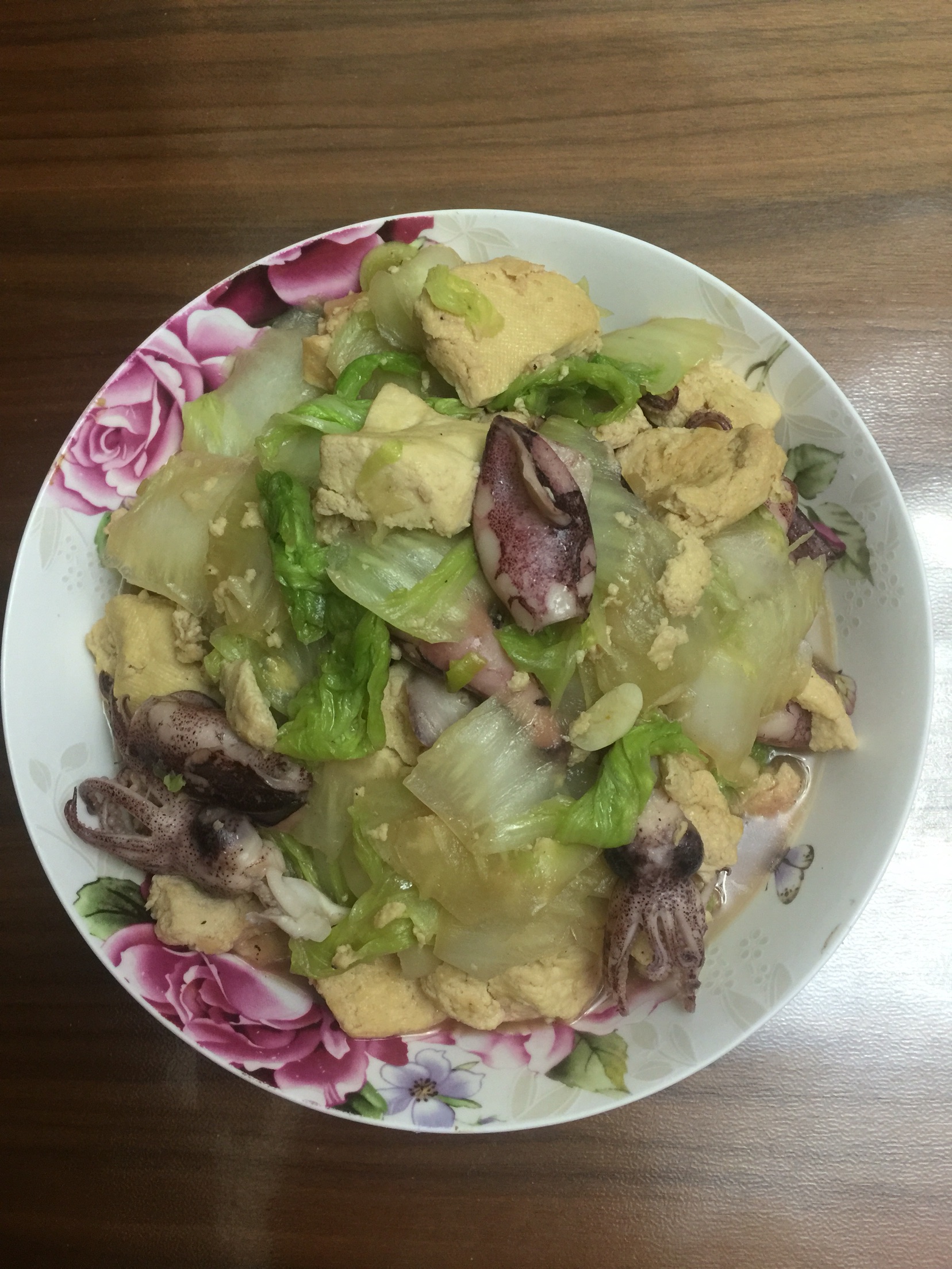白菜海兔炖冻豆腐
