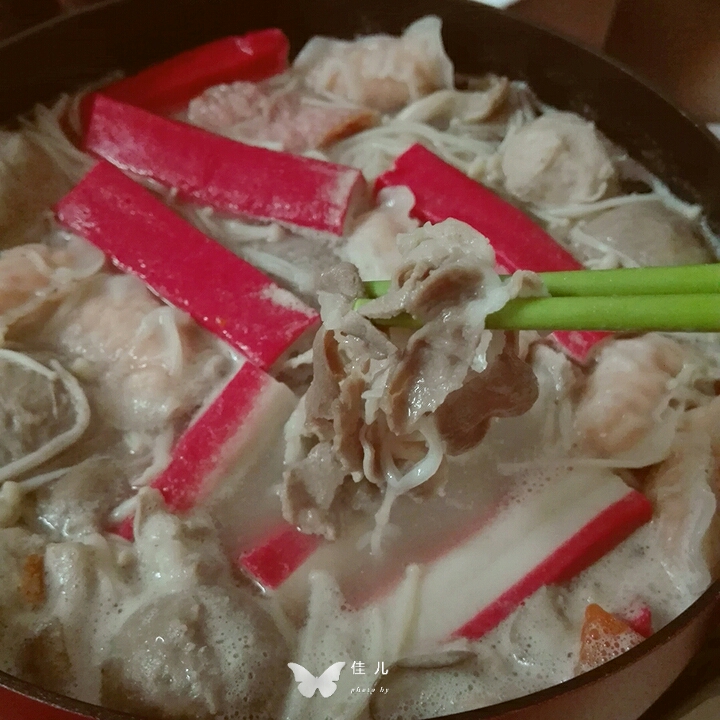 猪骨浓汤涮火锅