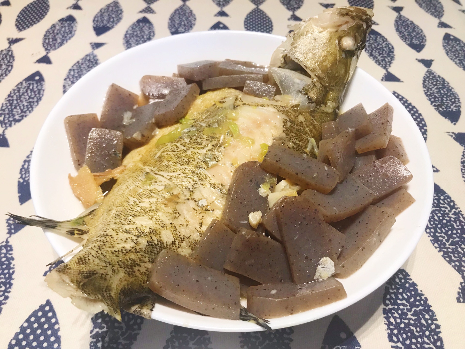 厨艺小白也能做出好吃的鱼——低热量的魔芋烧桂鱼