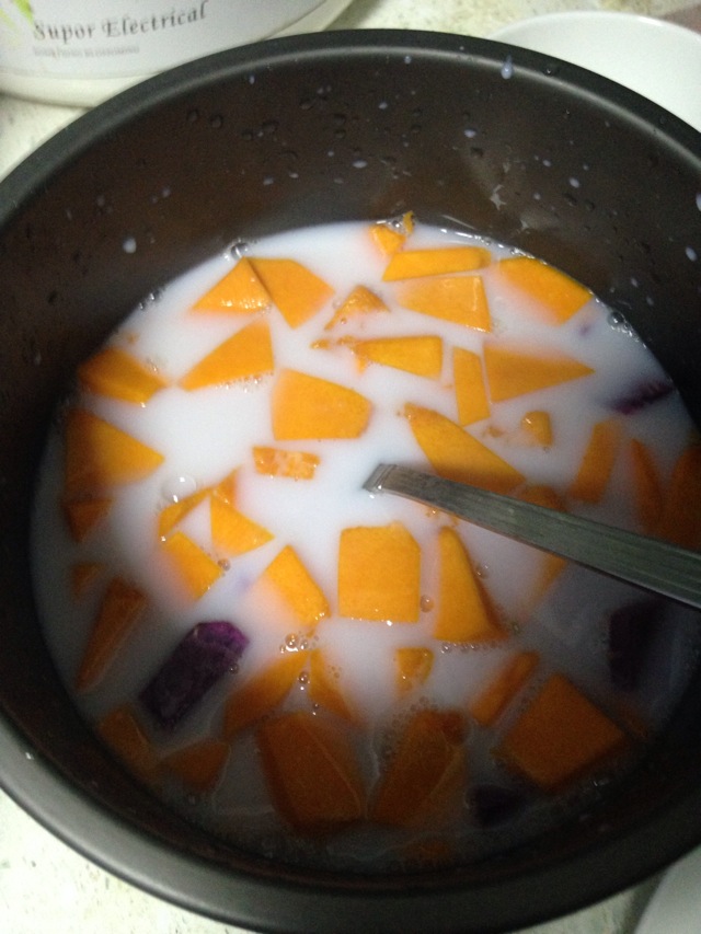 紫薯南瓜粥