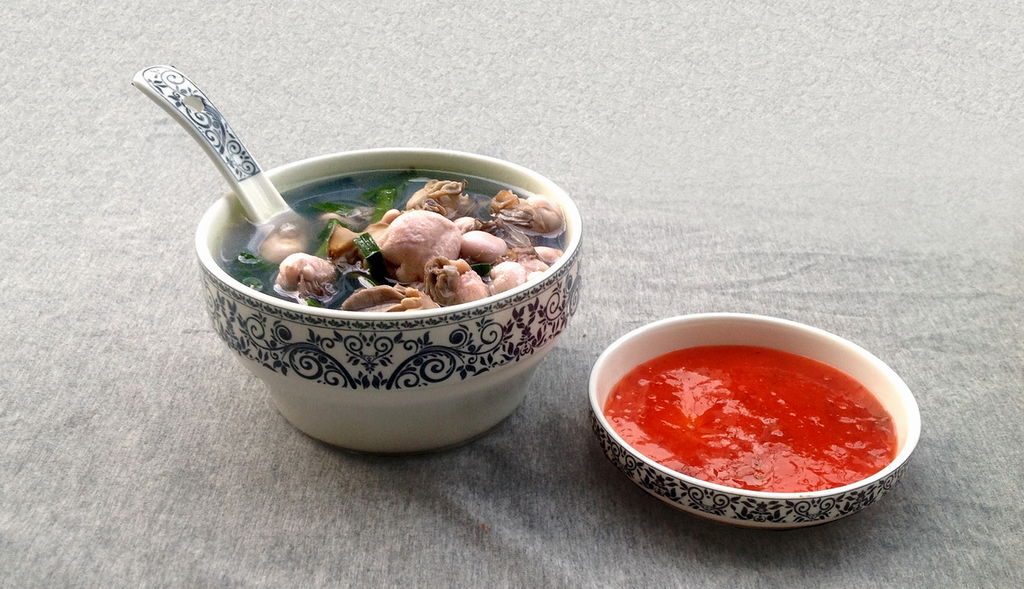 牡蛎韭菜汤