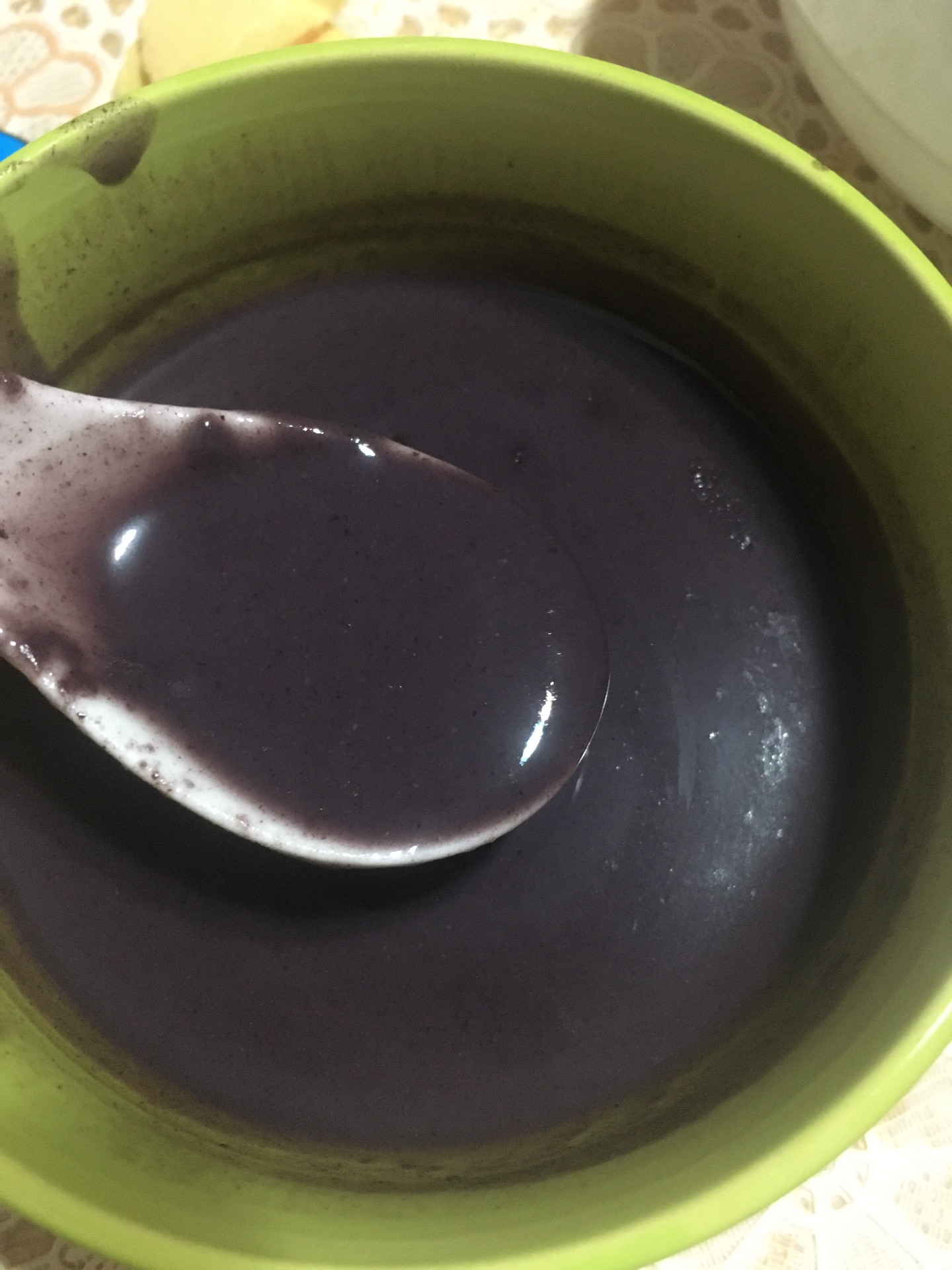 紫薯紫米糊