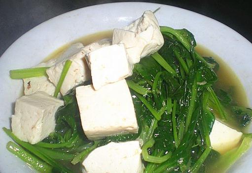 青菜炖豆腐