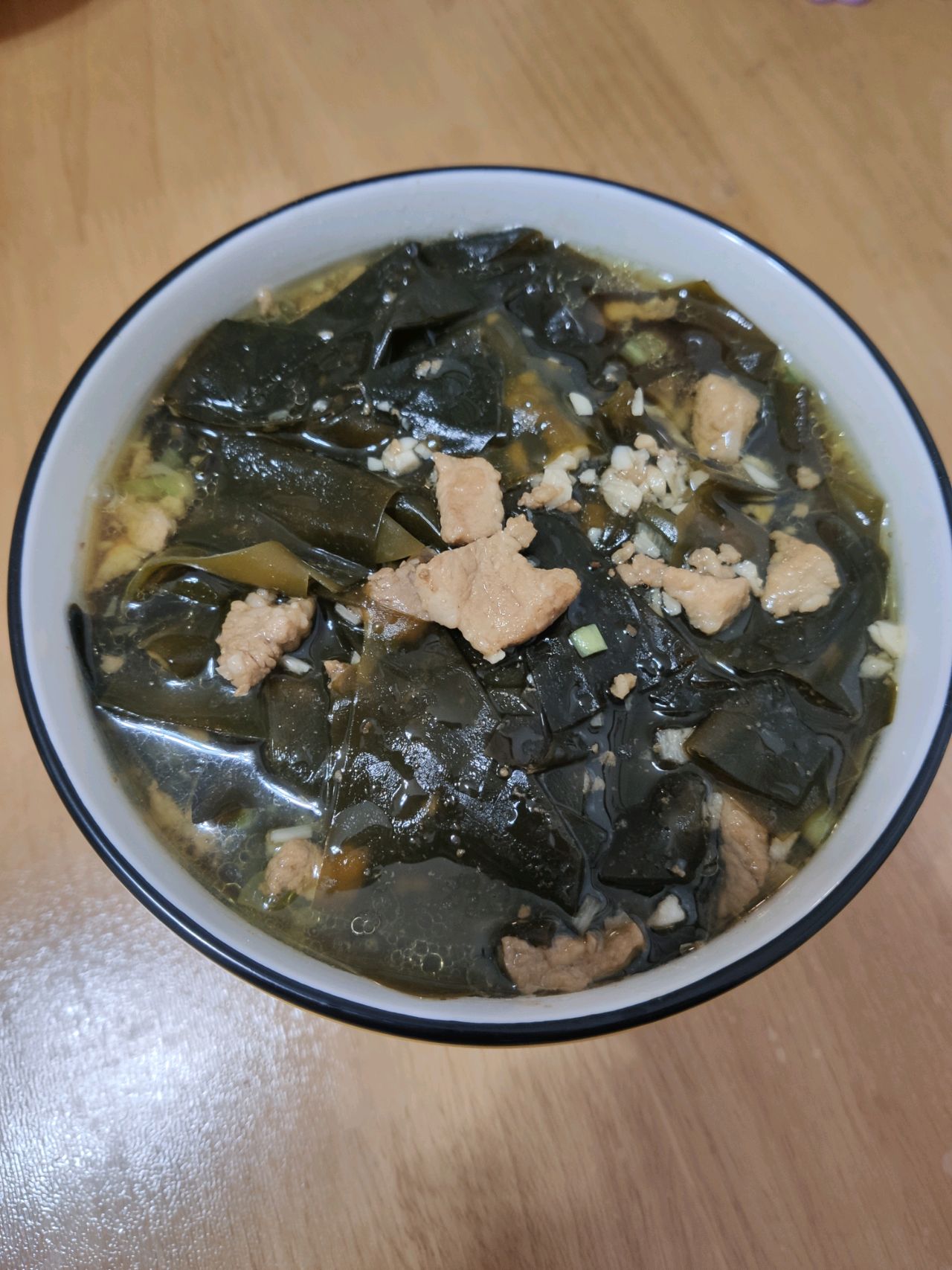 肉沫海带汤