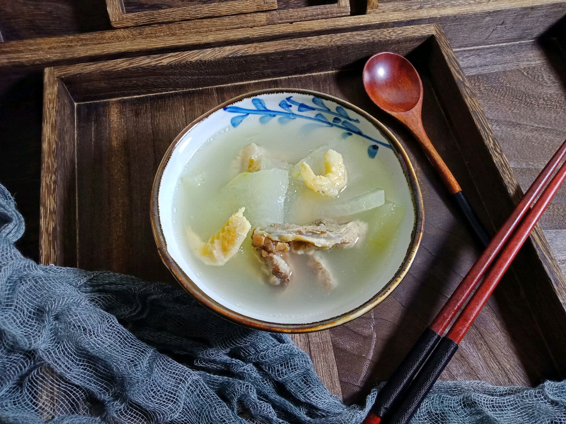 虾米排骨冬瓜汤