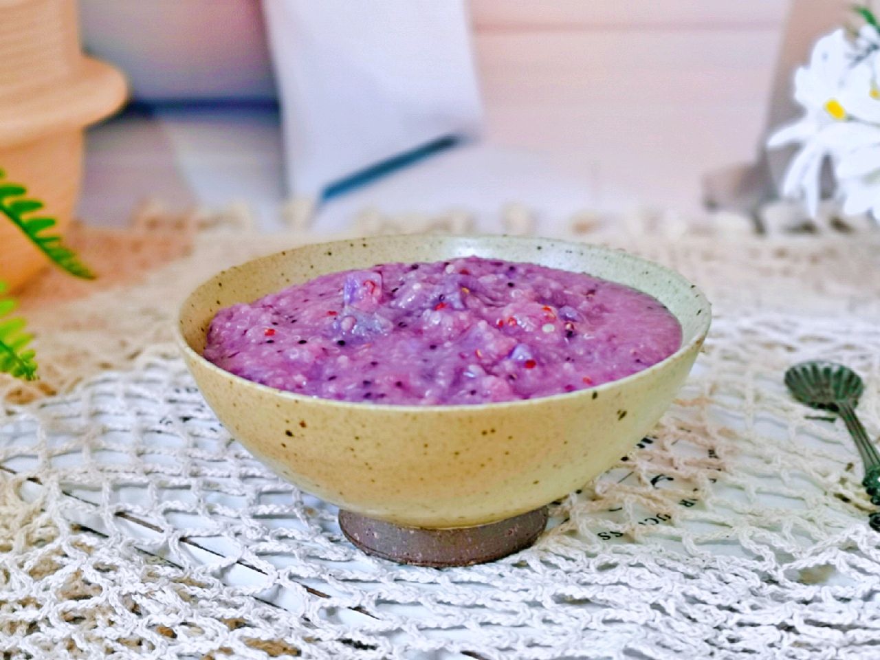 紫薯藜麦小米粥
