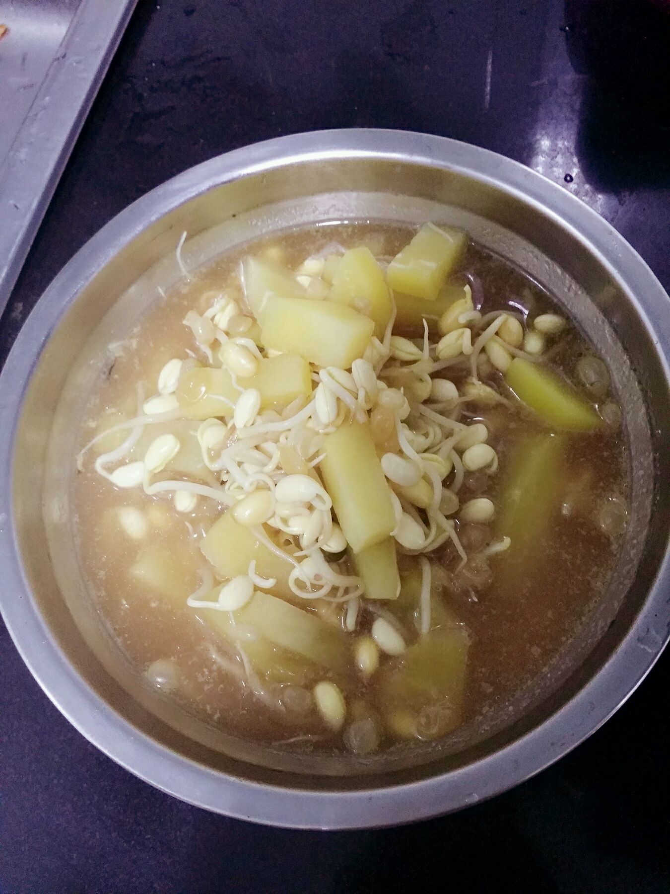 黄豆芽土豆汤