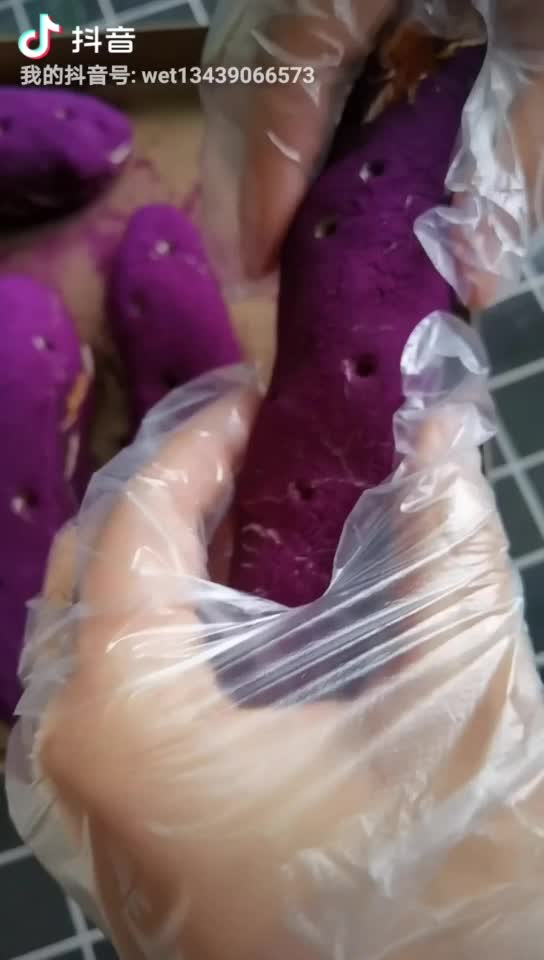 仿紫薯面包～网红面包