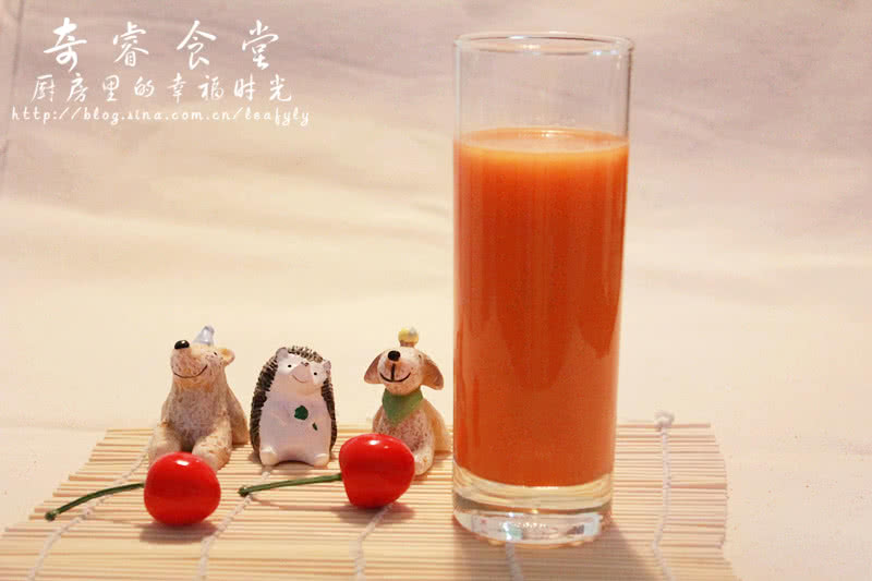 果蔬汁系列之胡萝卜苹果汁
