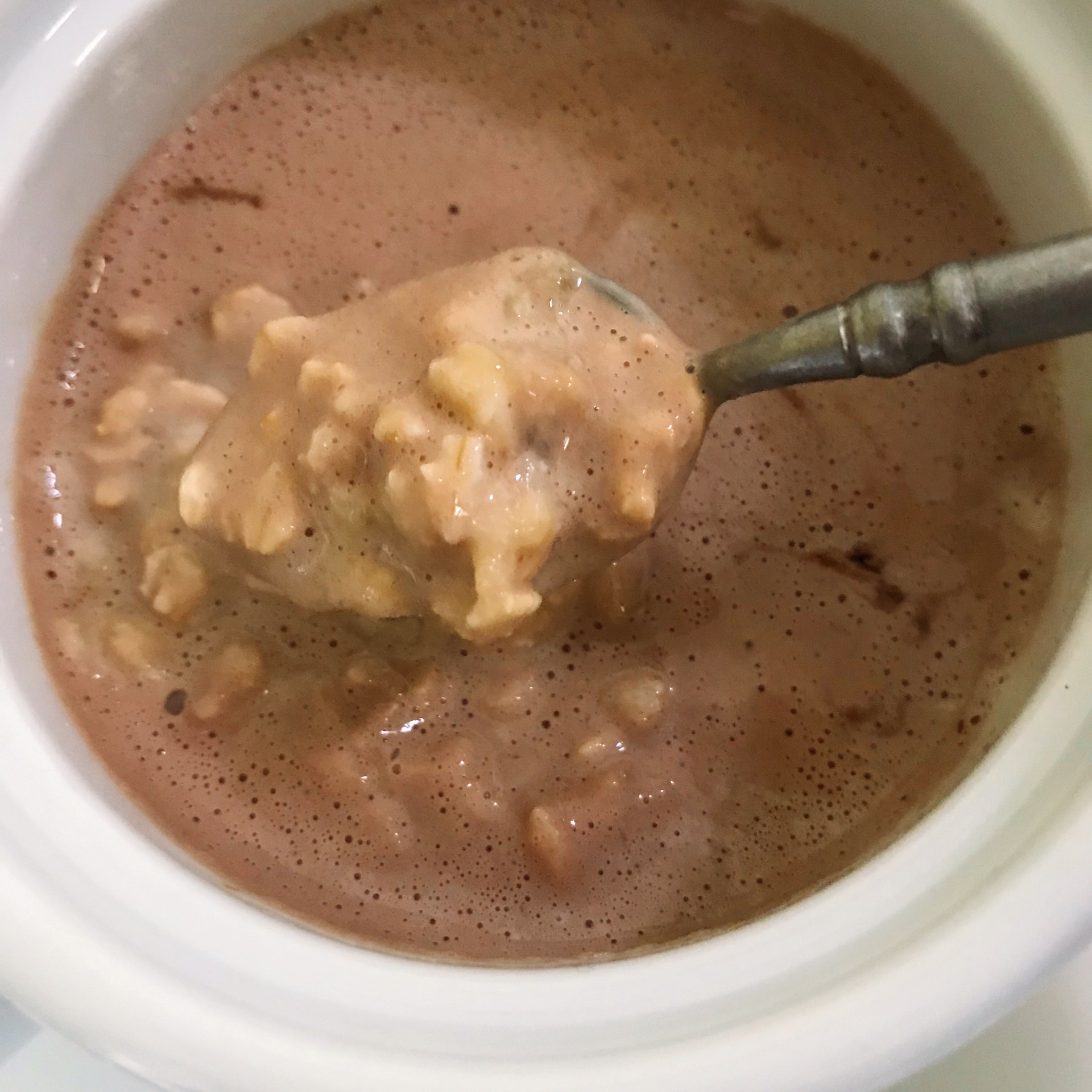 巧克力豆腐燕麦粥|健康低脂