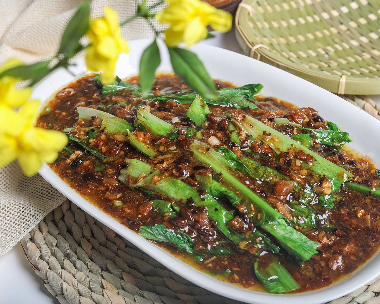 极妙厨房丨豆豉鲮鱼油麦菜