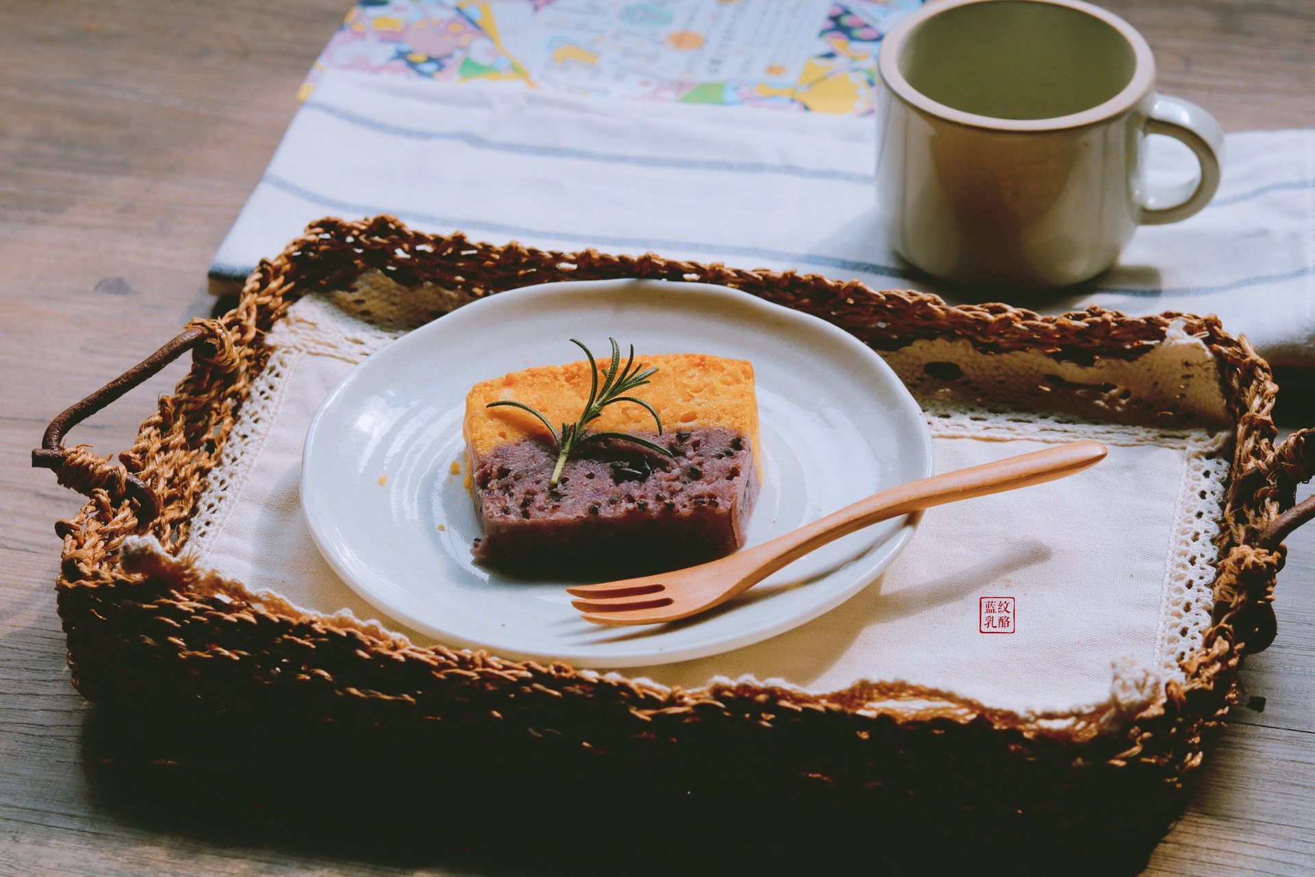 “小森林”-南瓜紫薯黑米蛋糕