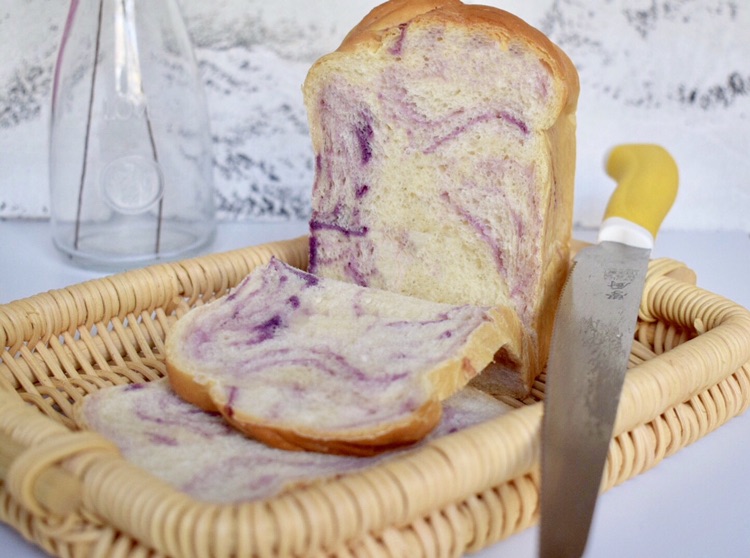 紫薯大理石纹吐司+