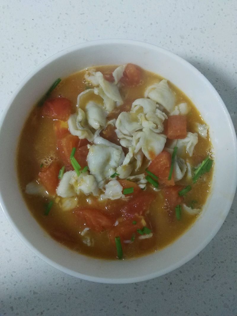 番茄鱼片汤(适合做月子餐)