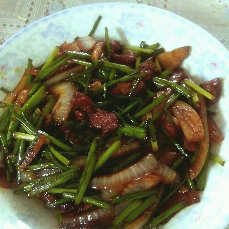 炒韭菜苔