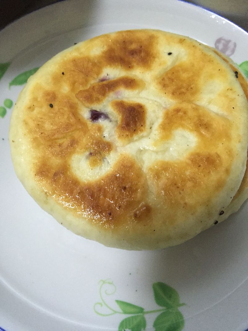 紫薯发面饼