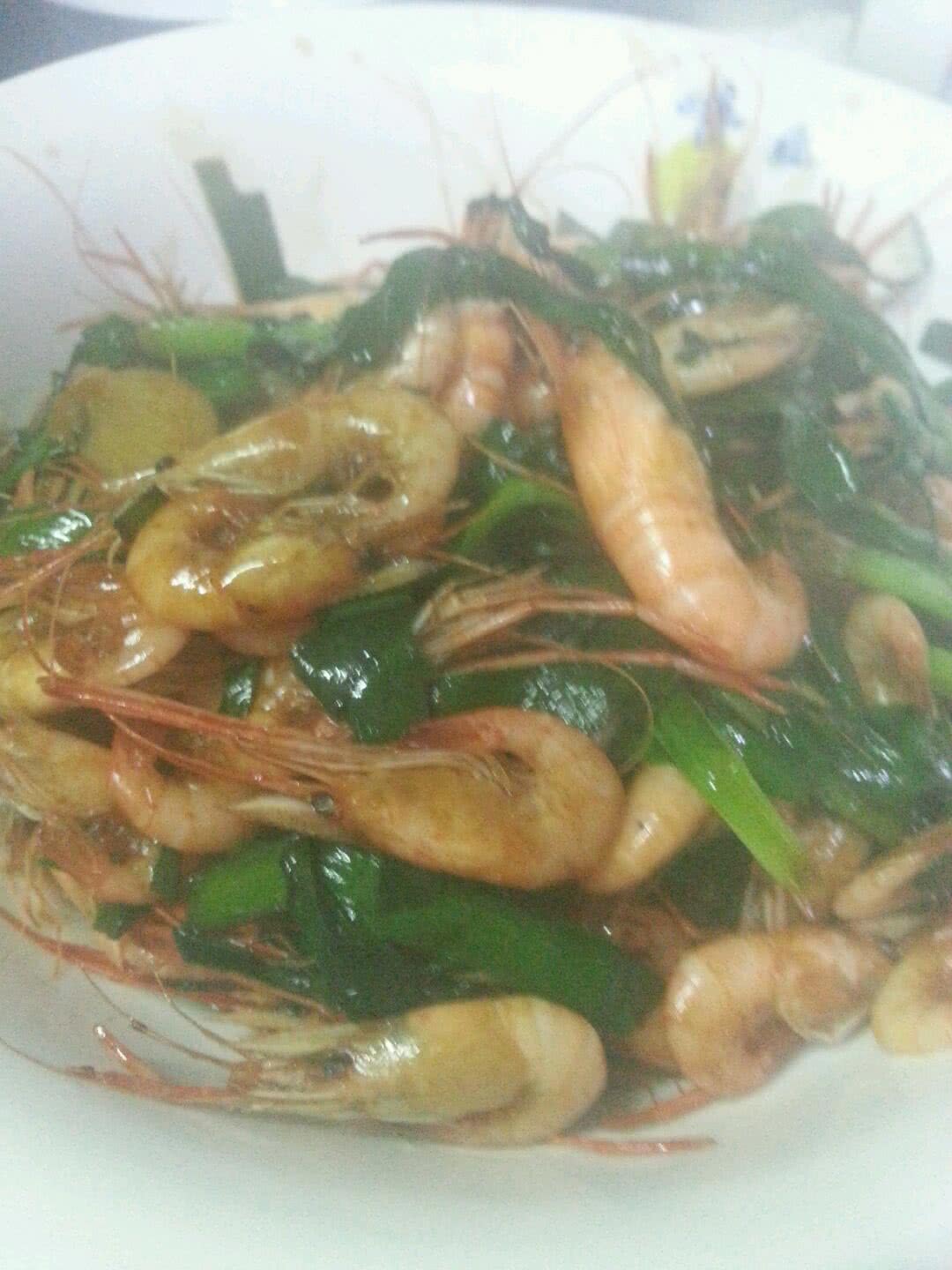 韭香河虾