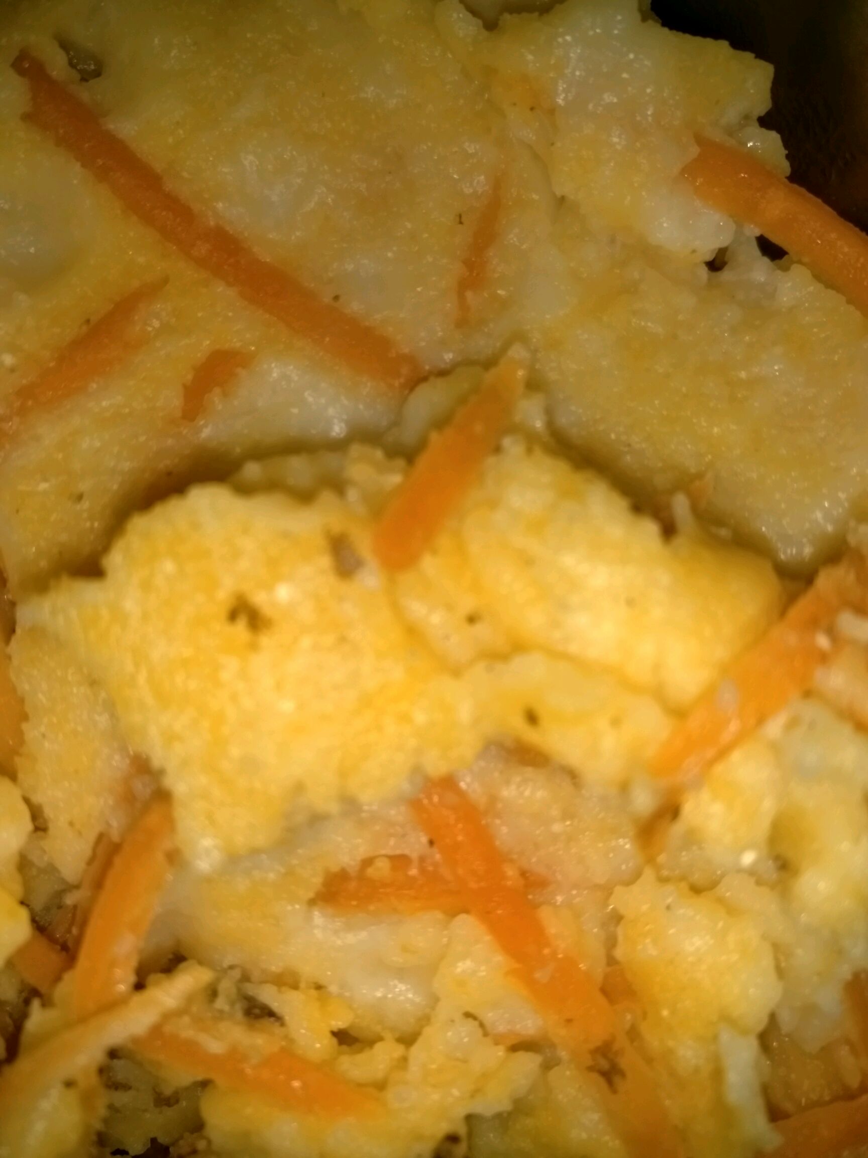 玉米面胡萝卜饼