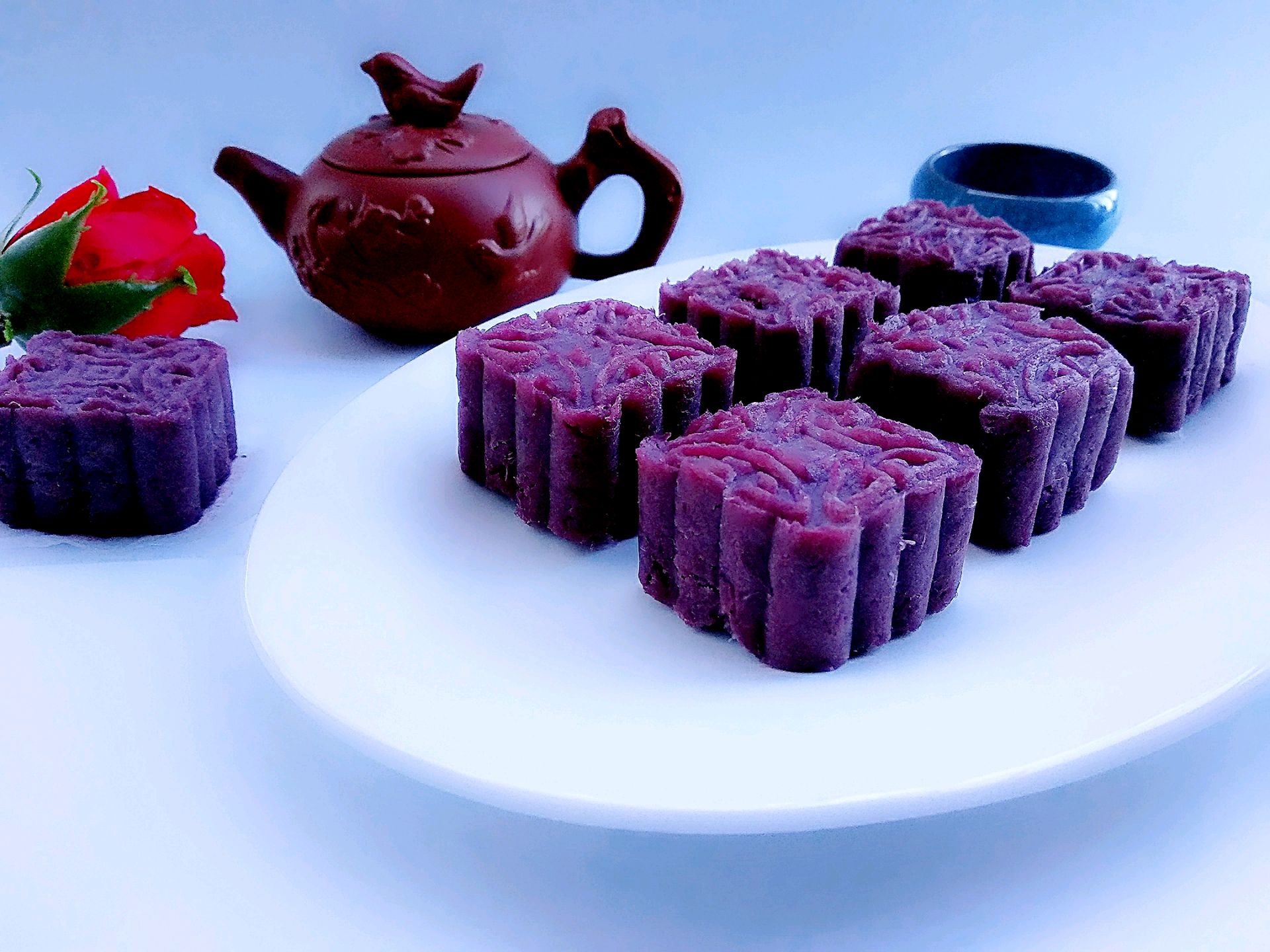 蔓越莓紫薯月饼