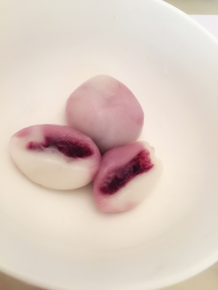 紫薯大理石纹汤圆
