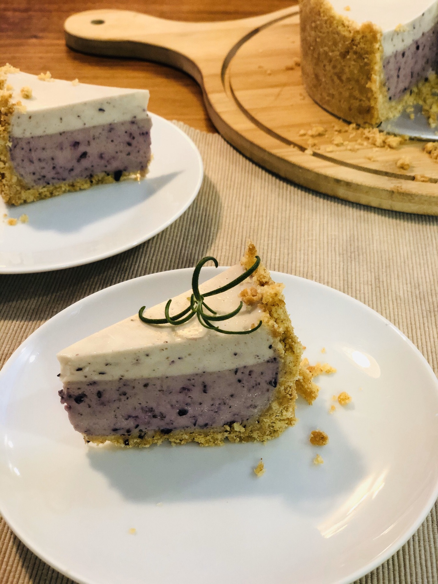 蓝莓慕斯酸奶芝士蛋糕