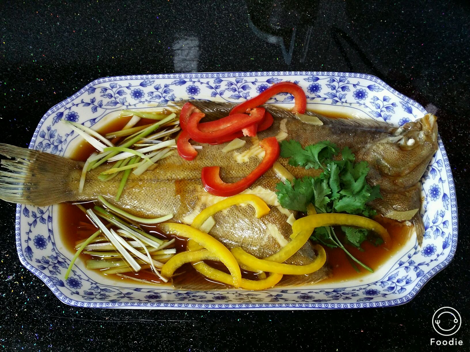 丹青菜谱®&清蒸黄尾鲽鱼