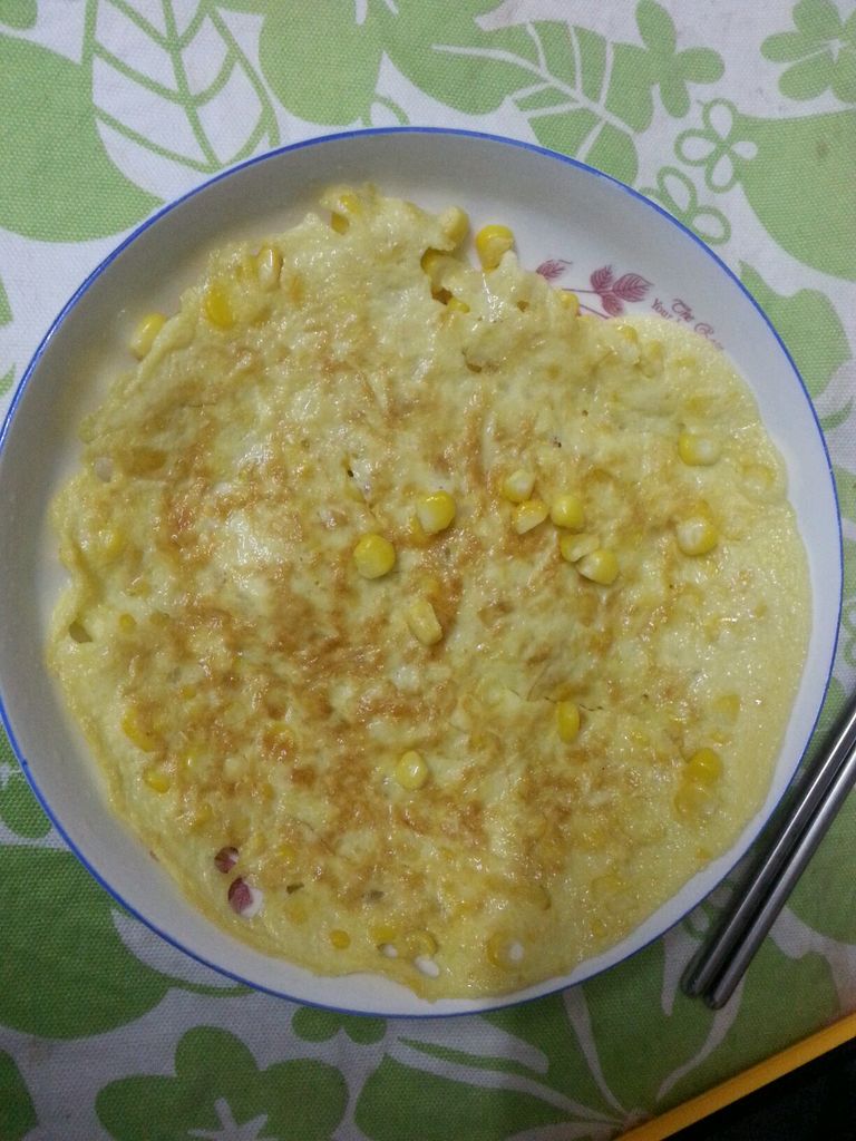 玉米煎蛋