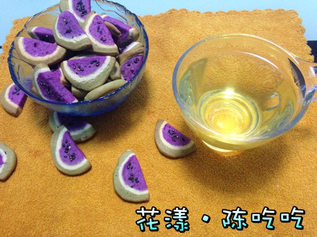 西瓜饼干（抹茶+紫薯）