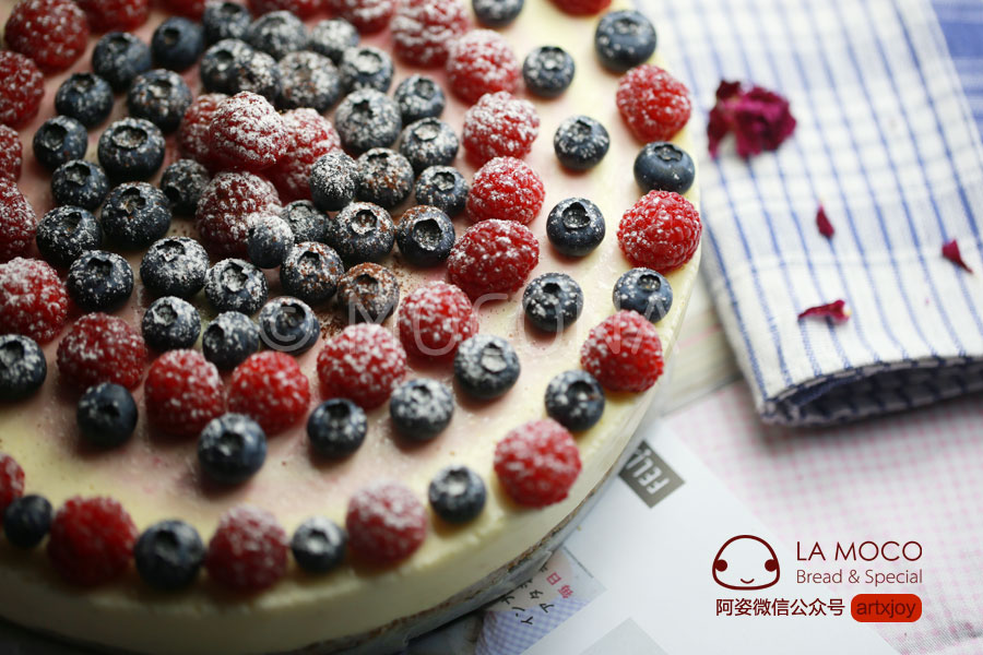 美貌天成-小红莓大理石芝士蛋糕
