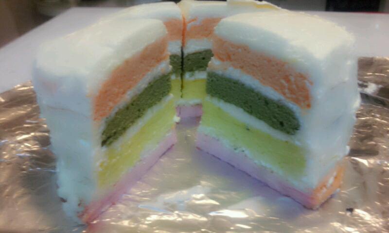 小彩虹蛋糕