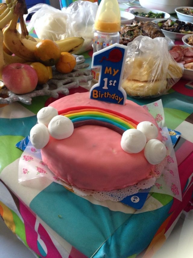 翻糖彩虹蛋糕