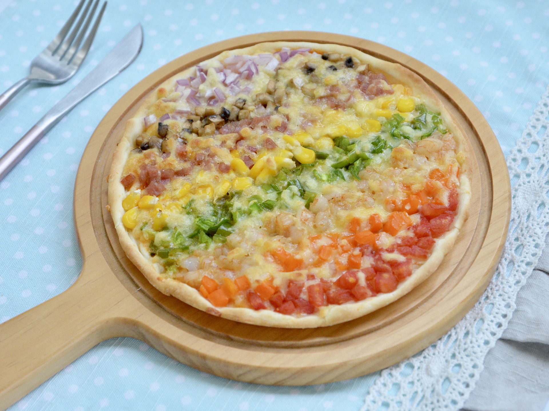 彩虹披萨