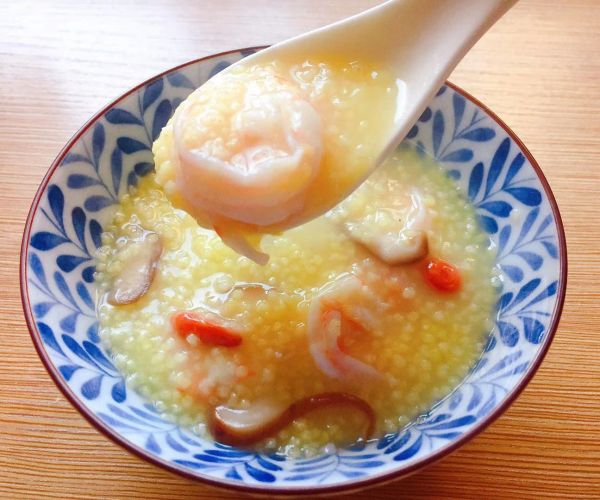 虾仁香菇小米粥