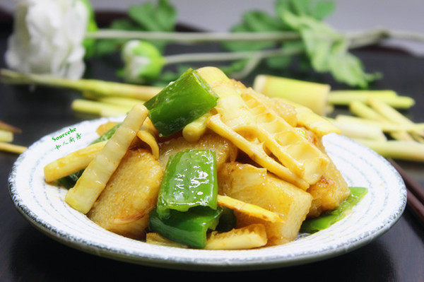 剩余粽子的健康吃法，春笋炒粽子
