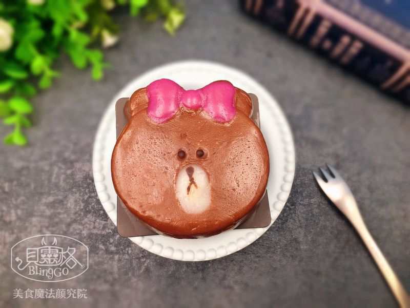 【美食魔法】布朗熊&Choco妹妹冰皮月饼