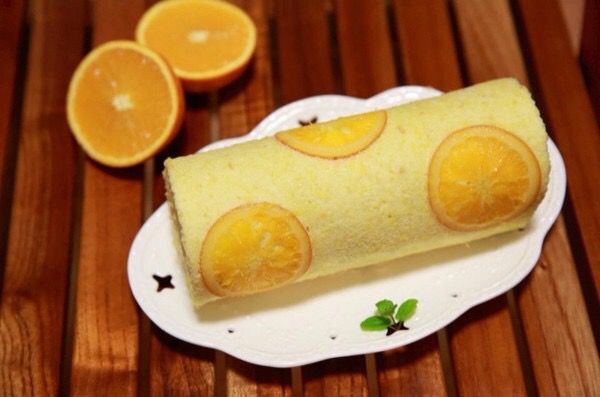 香橙蛋糕卷(如何切出超薄香橙/柠檬片)