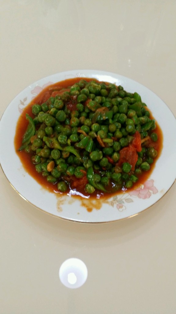 茄汁豌豆下饭菜
