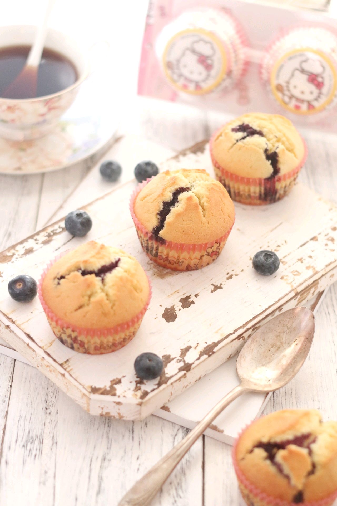 蓝莓椰香蛋糕