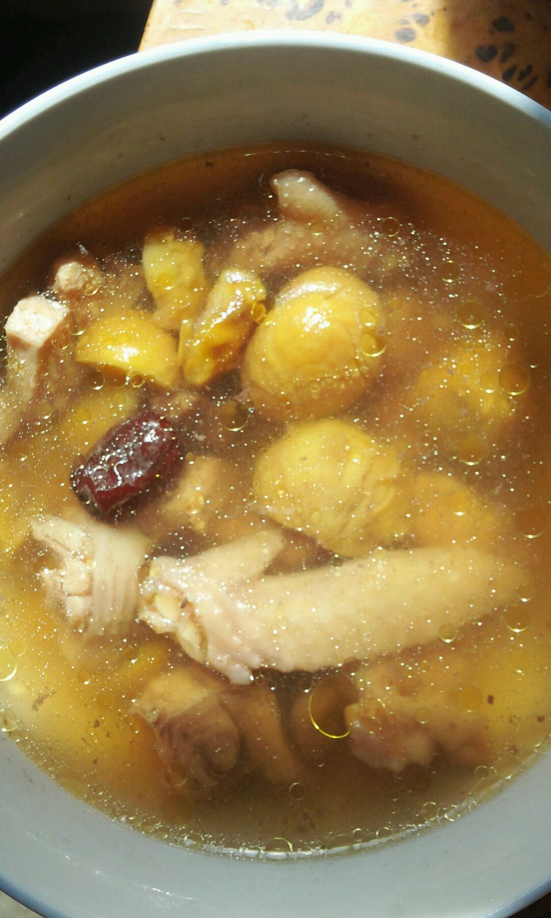 板栗鸡汤（电高压锅版）