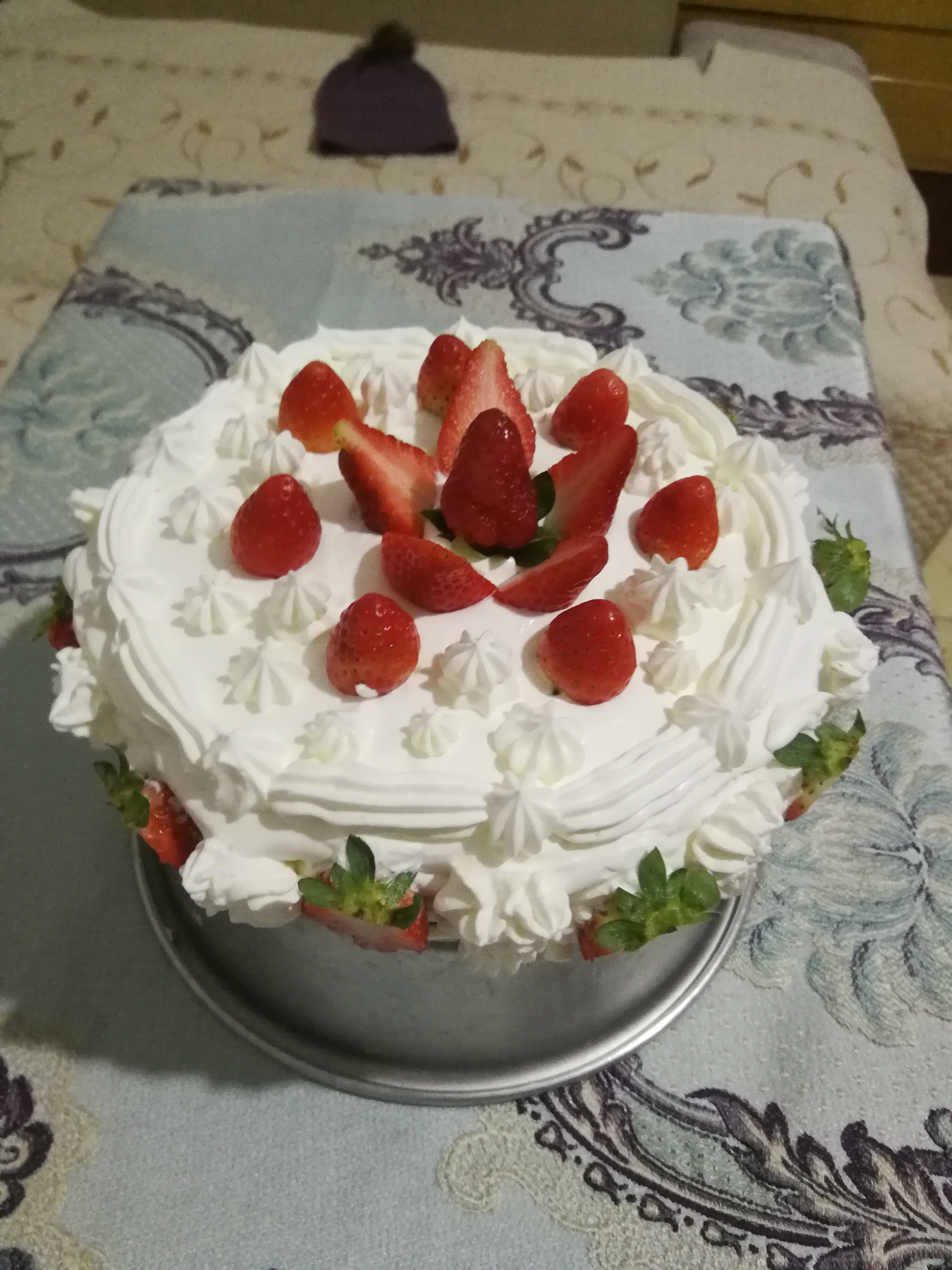 奶油蛋糕（草莓 OR 芒果 ）（8寸）-新手版