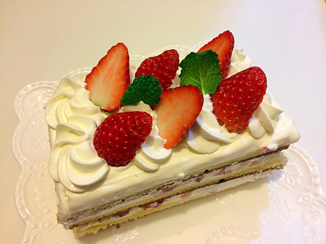 草莓季的草莓蛋糕