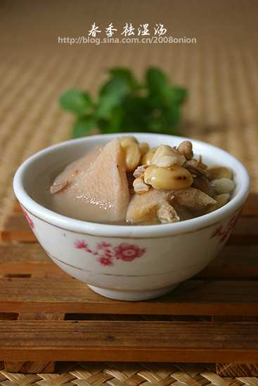 茯苓炒扁豆薏米淮山谷牙麦芽猪骨汤
