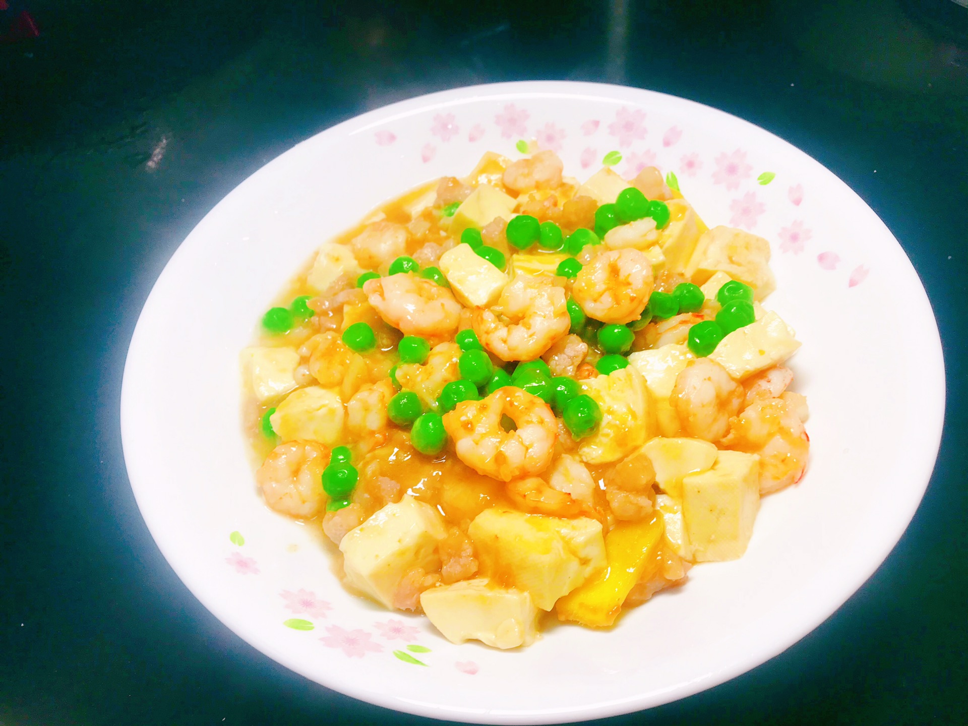 豌豆虾仁豆腐