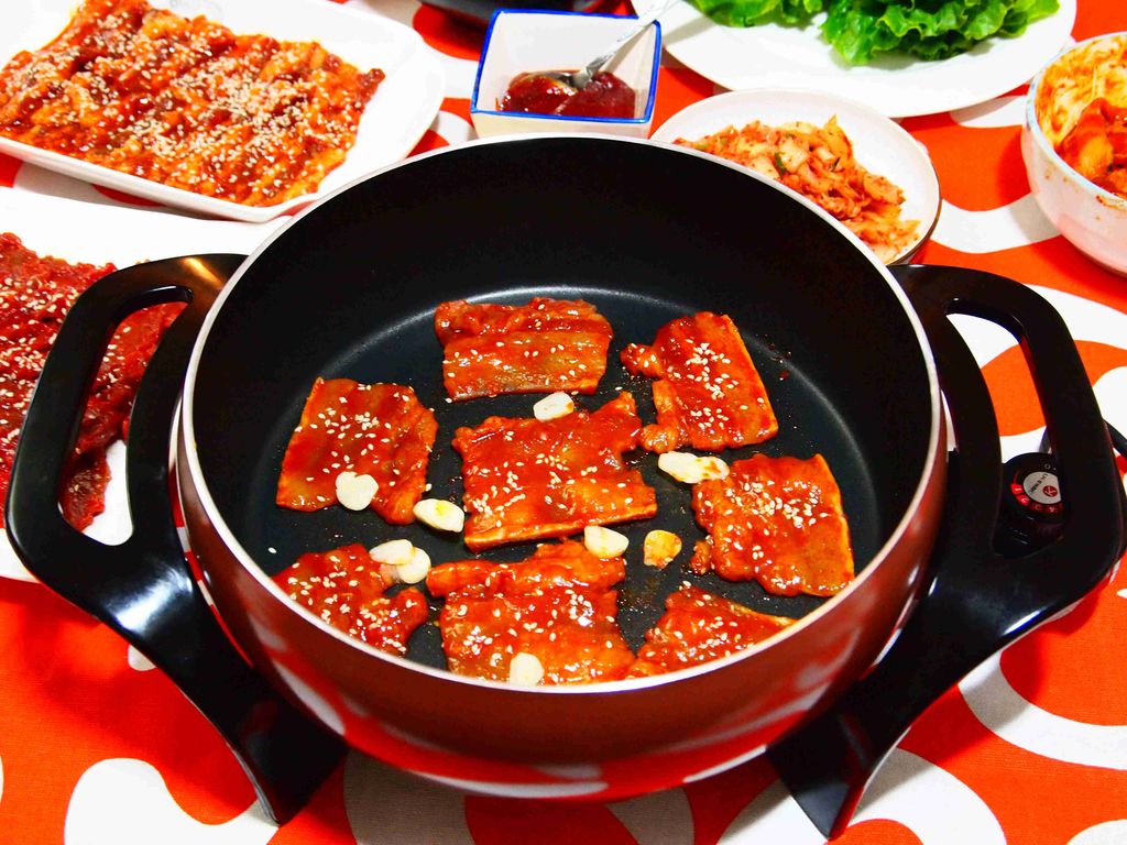 韩国烤肉——利仁电火锅试用菜谱