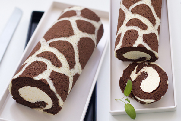 长颈鹿芝士蛋糕卷